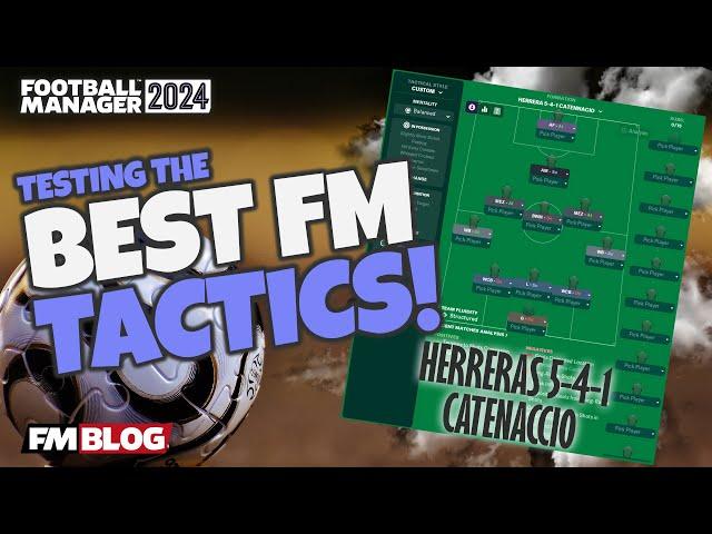 Testing the Best FM24 Tactics - Herrera's 5-4-1 Catennacio | Football Manager 2024