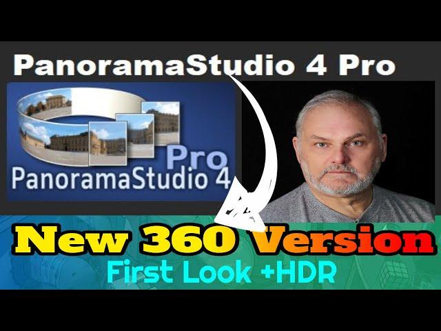 PanoramaStudio Pro 4 New Version insert 360 logo image over tripod and HDR now added to the program