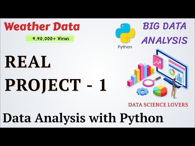 Project - 1 | Data Analysis with Python | #DataScience | Weather Dataset