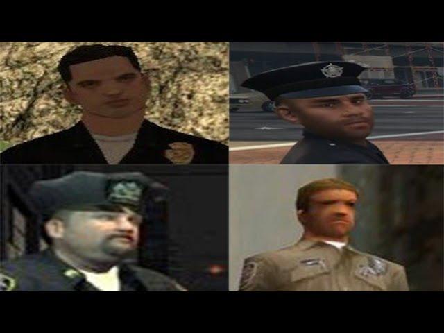 EVOLUTION OF COPS GTA / FUNNY POLICE COMPILATION