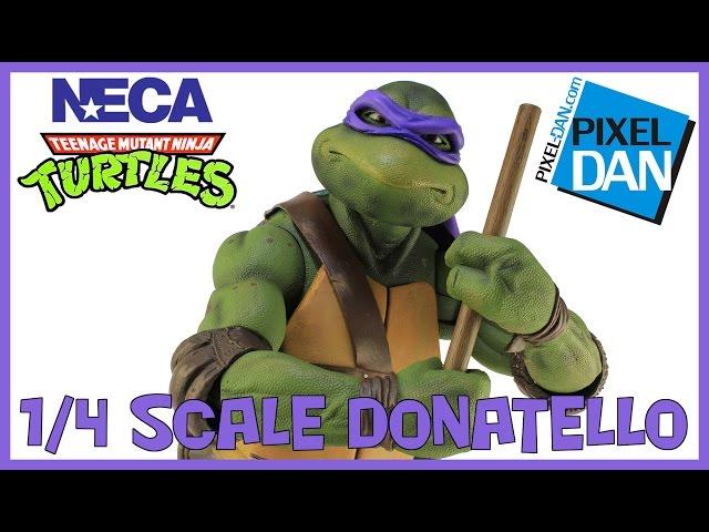 Donatello NECA Toys Teenage Mutant Ninja Turtles Movie 1/4 Scale Figure Video Review