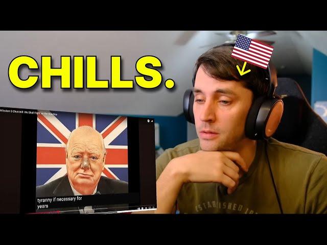 American reacts to Winston S Churchill Speech: We Shall Fight on the Beaches