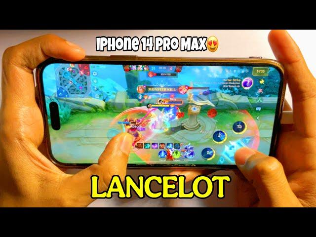 Lancelot Test on iPhone 14 Pro Max 120 fps - Mobile Legends