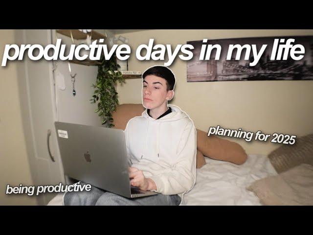 productive WEEK IN MY LIFE (vlog) | 2025 planning, getting my life together