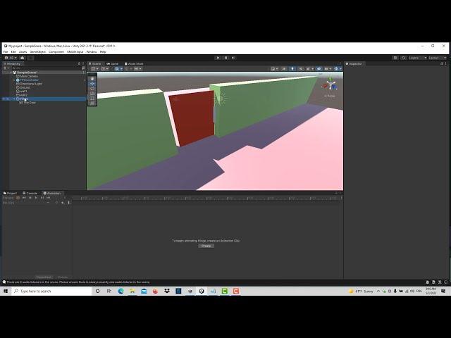 Unity | How to Open a Door  with Script included