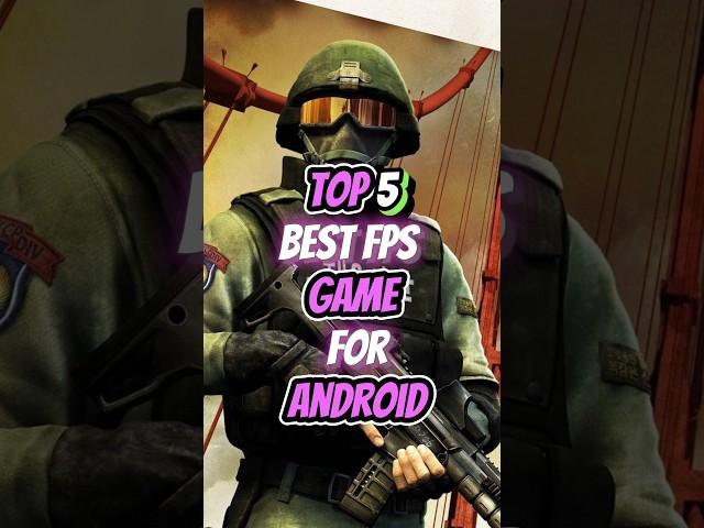 Top 5 Best FPS Games on Android (2023) #shorts