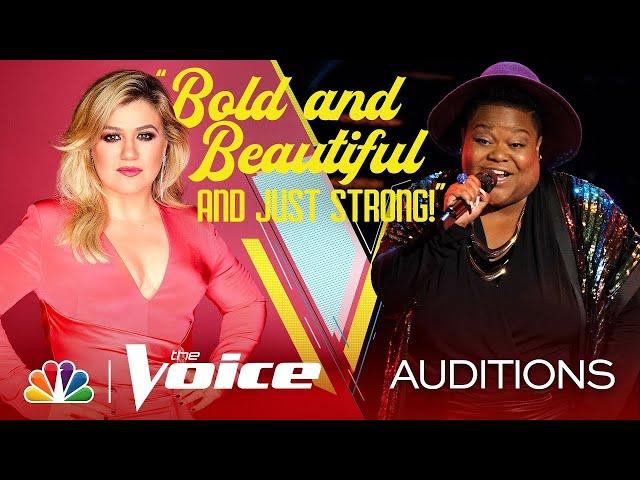 Injoy Fountain Makes a Bold Choice with Ariana Grande's "7 Rings" - The Voice Blind Auditions