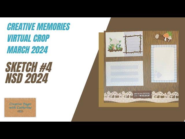 Creative Memories Virtual Crop Sketch #4 - Mar  2024 - NSD 2024