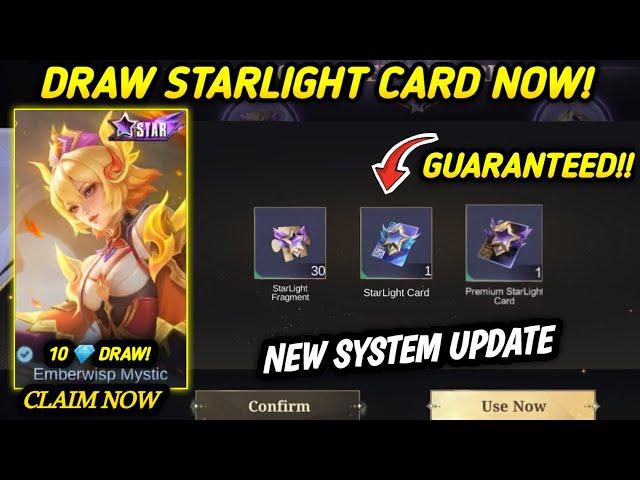 CLAIM NOW!! GET GUARANTEED STARLIGHT CARD | ZHUXIN STARLIGHT CHEST DRAW! - MLBB