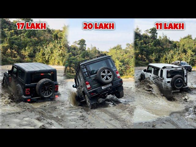 Aajtak ka sabse extreme Mud Pit Challenge | New Gurkha, Jimny, Thar , Gypsy, Isuzu Vcross