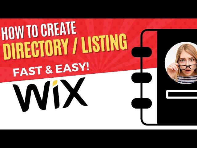 How to create directory or listing website using Wix, fast