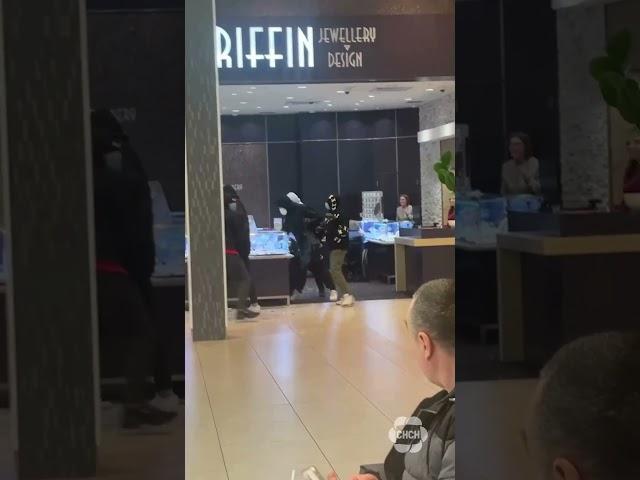 Shocking video appears to show several suspects robbing St. Catharines jewelry store and flee