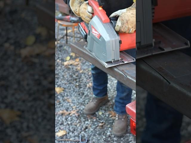 The fastest way to cut tube! #tools #construction #shorts #maker #fabricator