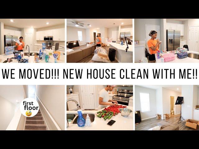 WE MOVED!! // NEW HOUSE CLEAN WITH ME //Jessica Tull