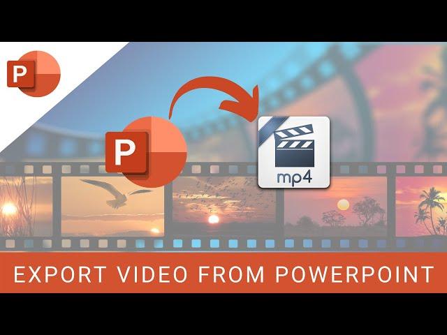 How to Export Video from Microsoft PowerPoint - Export MP4