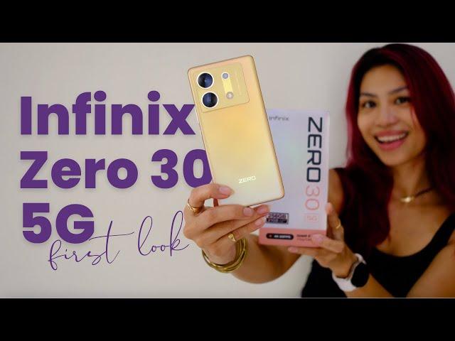 Infinix Zero 30 5G CAMERA TOUR + unboxing