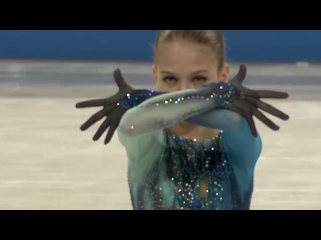 Fantastic performance by Alexandra Trusova at the World Junior Figure Skating Championships 2018