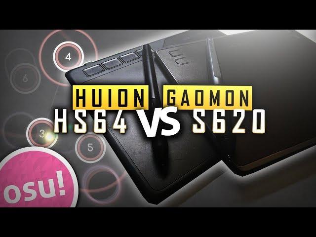 Tablet Comparison: Huion HS64 vs Gaomon S620