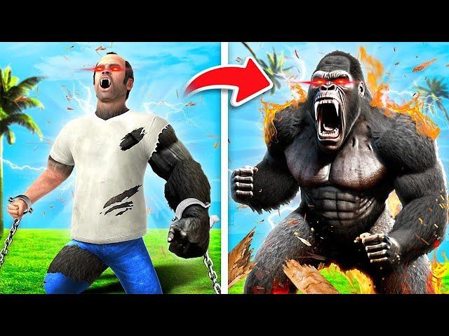 Human To KING KONG In GTA 5!