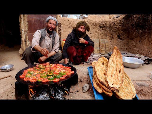 Living in a 2,000-year-old cave-filled place | This couple's different cooking and lifestyle