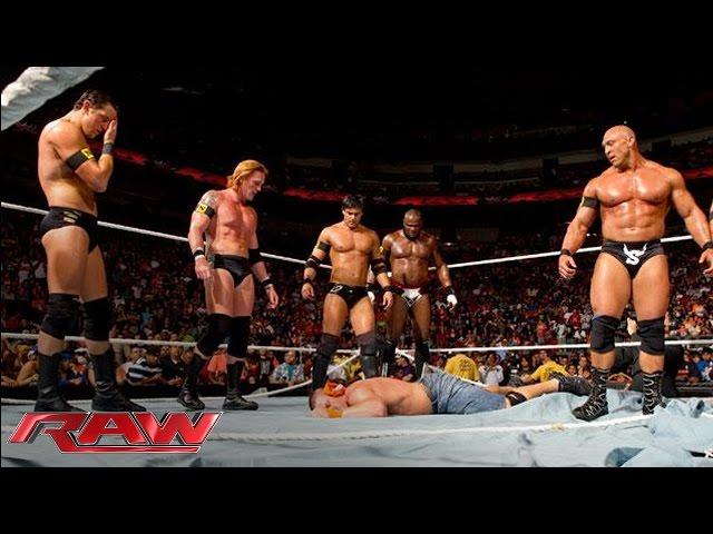 The Nexus interrupt the main event and reap destruction: Raw, June 7, 2010