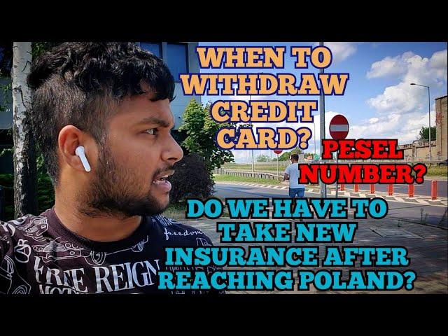 POLAND  | WHEN TO WITHDRAW CREDIT CARD ? | ACCOMODATION | PESEL NUMBER | POLISH INSURANCE #europe