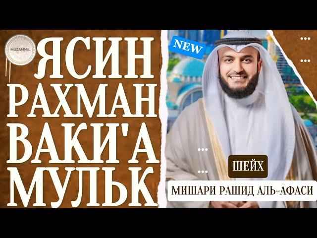 Мишари Рашид красивое чтение Ясин.Рахман Ваки'а,Мульк слушайте #quranuz #yasin