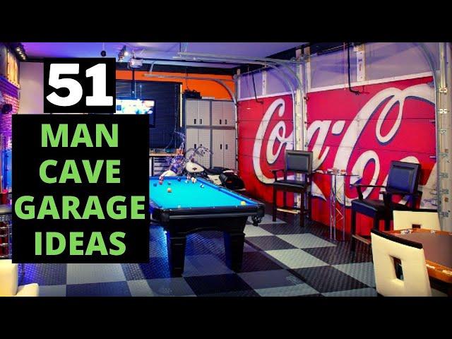 51 MAN CAVE GARAGE IDEAS - INSPIRATION FOR YOUR GARAGE MAN CAVE SET-UP!