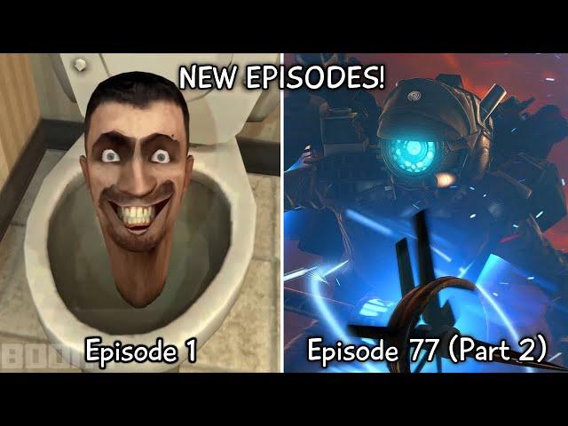 Skibidi Toilet 1 - 77 Part 2 All Episodes (60 FPS REMASTERED) Upgraded Plunger Woman (Episode 77)