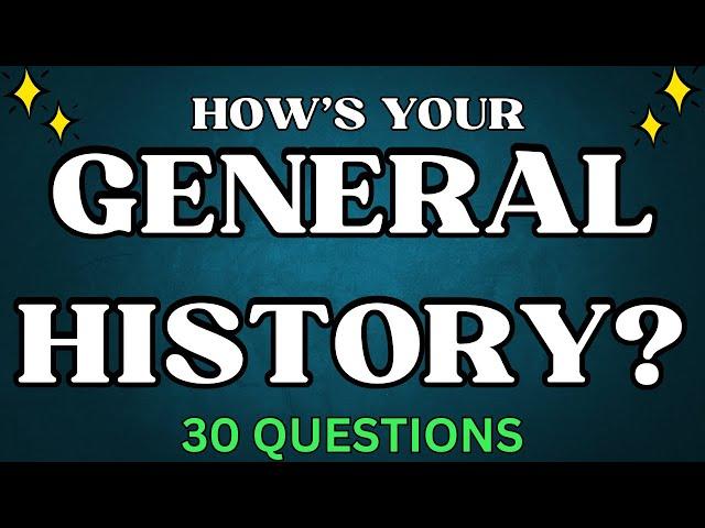 Can You Answer These 40 History Questions? World History Quiz Trivia | #history #quiz #trivia