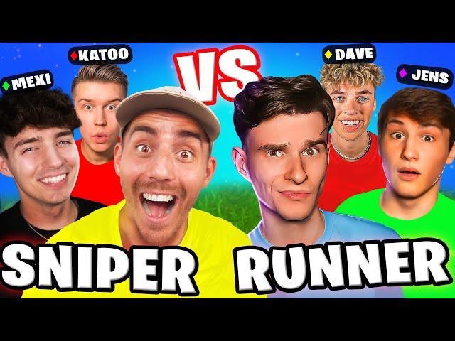 Das erste *SNIPER vs RUNNER - CREATOR BATTLE* in Fortnite! 