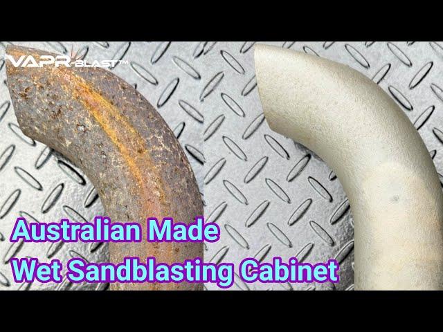 VAPR BLAST Cabinet Wet Sandblasting Australian Made | Wet Sandblasting Equipment | Quantum Blast