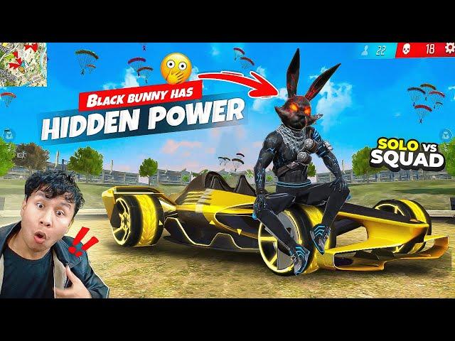 Black Bunny Super Hidden Power Reveal in Solo Vs Squad  Tonde Gamer - Free Fire Max