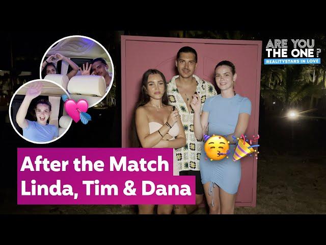 Linda, Tim & Dana nach ihrem Auszug aus der Villa  | Are You The One?-Realitystars in Love