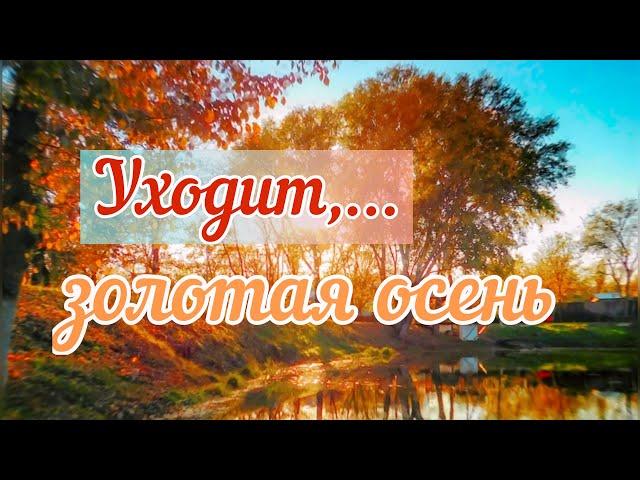 Уходит,... золотая осень