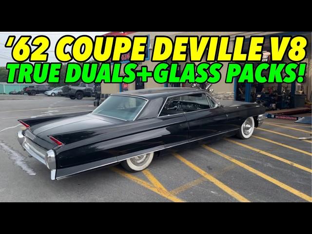 1962 Cadillac Coupe Deville V8 w/ True Duals & Glass Packs!