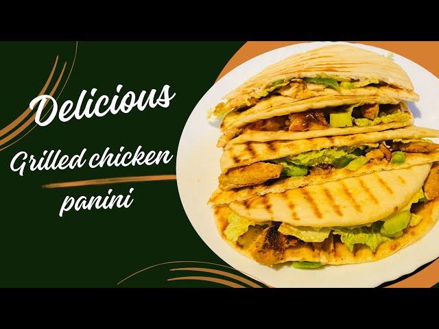 Chicken Grilled Panini Sandwich | With Homemade Easy Recipe By Anum Mudassir |