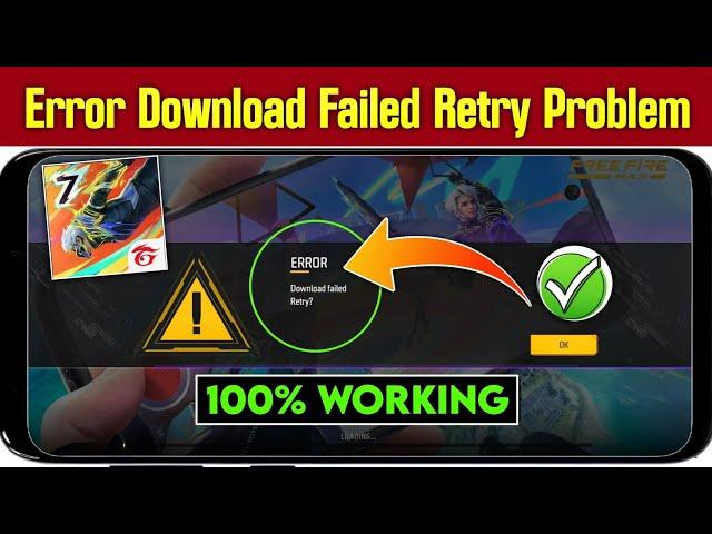 free fire download failed retry | free fire not opening today free fire error download failed retry