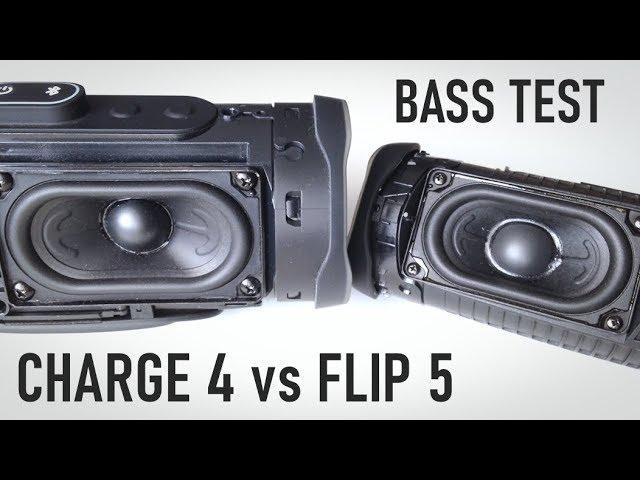 JBL Charge 4 vs JBL Flip 5 Bass Test