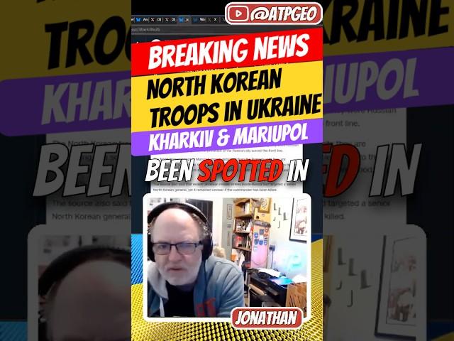 BREAKING: North Korean Troops Spotted in Ukraine - Pentagon Counfirms #ukrainewar