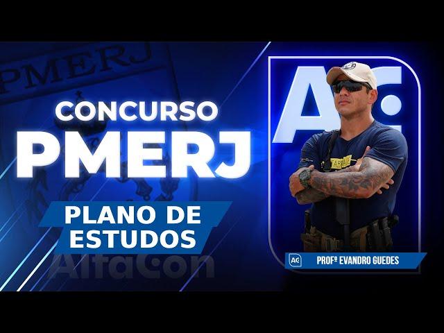 Concurso PMERJ 2022 - Plano de estudos com Evandro Guedes - Black Friday AlfaCon