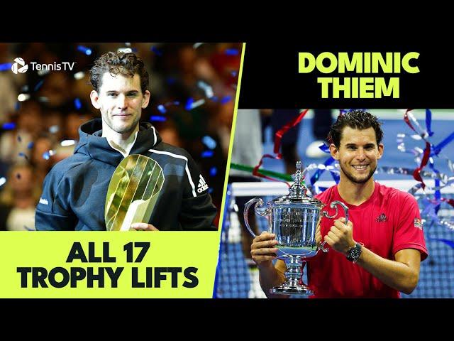 Dominic Thiem: Every Championship Point & Trophy Lift! 