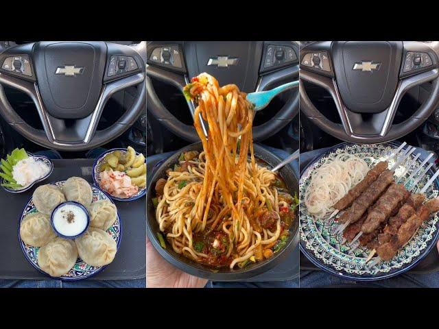 Lagmon, Manti, Shashlik | 40 yillik lagmonxona Abdulaziz ota | ASMR food