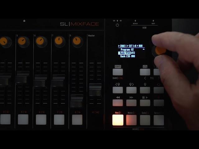 SL Mixface - Controls Mapping