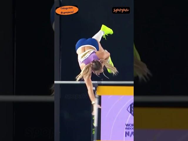 WOW: Molly CAUDERY ️ #WorldIndoorChampionships #Nanjing25 #final #polevault #viral #spopaW