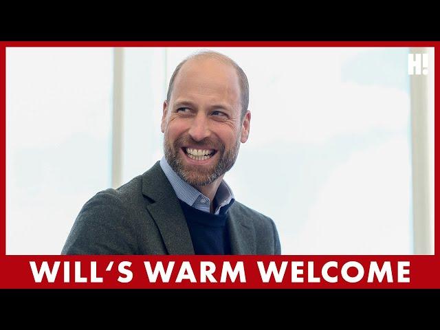 William's BIG DAY and Warm Welcome | HELLO!