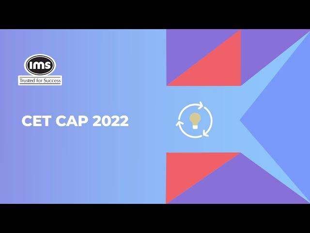 MBA CET 2022 - CAP Round Registration Process | Prasad Sawant