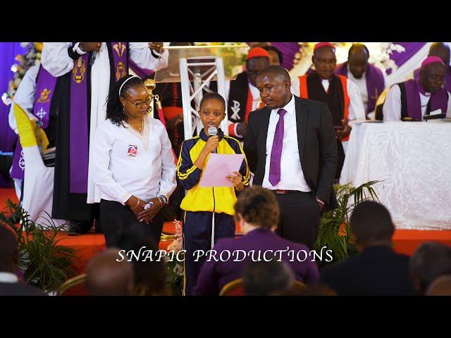 See the kid from Nibs Preparatory who moved mourners during Lizzie Wanyoike burial ceremony