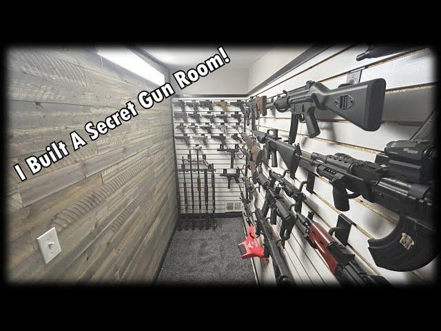 I Built A Secret Gun Room!