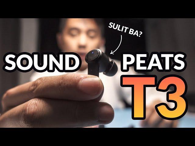  Soundpeats T3 Honest Review and Mic Test: What's new? (Tagalog/English)